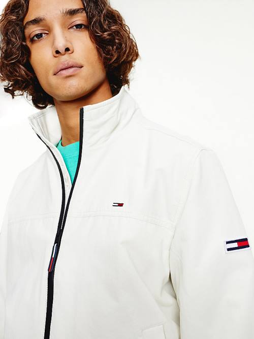 Tommy Hilfiger Classics Bomber Jassen Heren Wit | TH704TYM