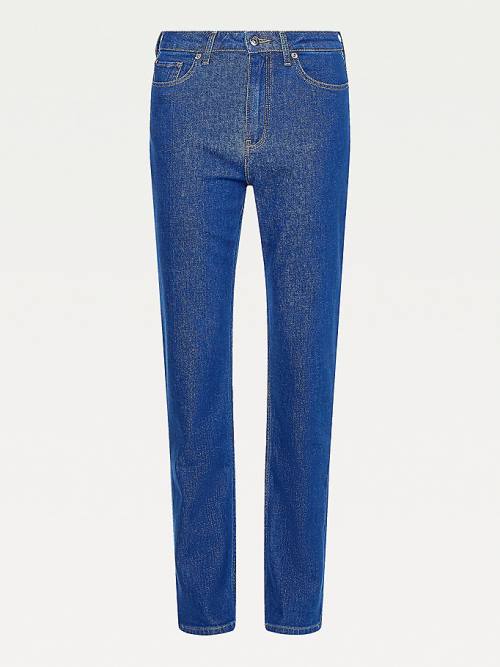 Tommy Hilfiger Classics High Rise Straight Jeans Dames Denim | TH576JMO