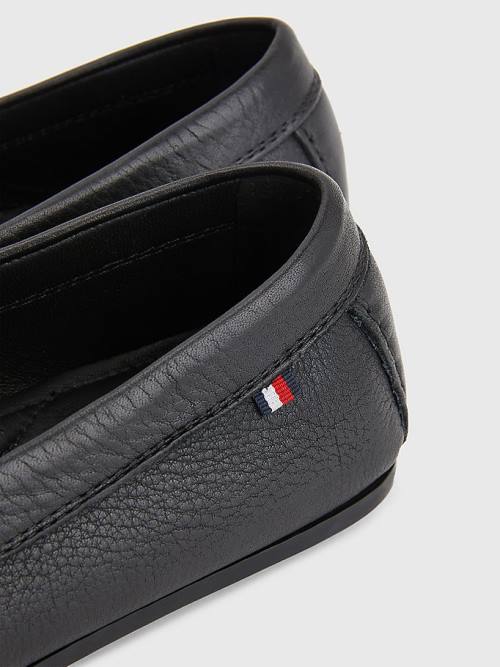 Tommy Hilfiger Classics Leren Driving Formele Schoenen Heren Zwart | TH530KDQ