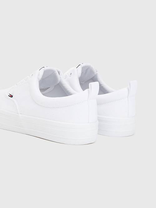 Tommy Hilfiger Classics Low-Top Sneakers Heren Wit | TH627RAG