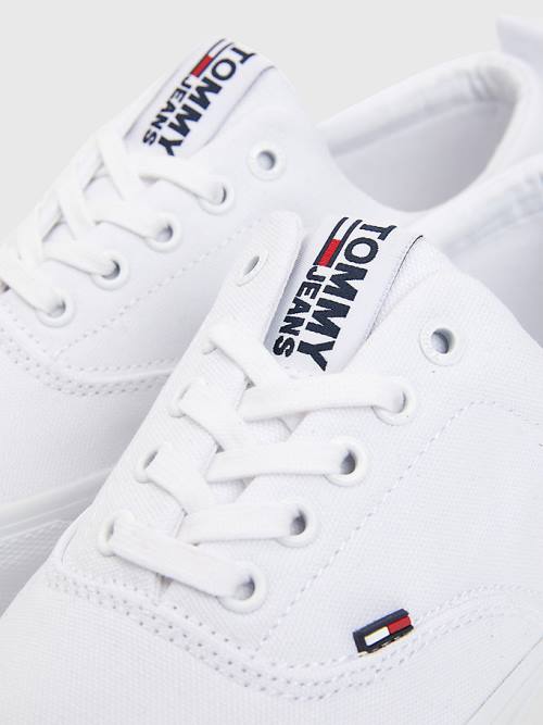 Tommy Hilfiger Classics Low-Top Sneakers Heren Wit | TH627RAG