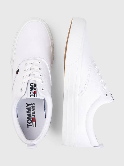 Tommy Hilfiger Classics Low-Top Sneakers Heren Wit | TH627RAG