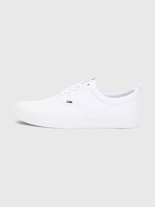 Tommy Hilfiger Classics Low-Top Sneakers Heren Wit | TH627RAG