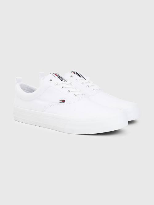 Tommy Hilfiger Classics Low-Top Sneakers Heren Wit | TH627RAG