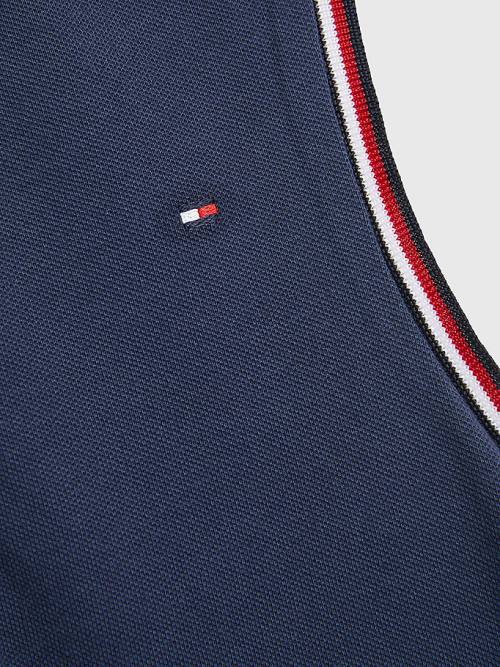 Tommy Hilfiger Classics Mouwloos Polo Jurken Meisjes Blauw | TH823ZVX