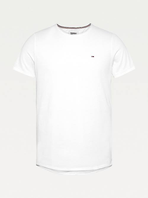 Tommy Hilfiger Classics Slim Fit T-shirts Heren Wit | TH398SPT