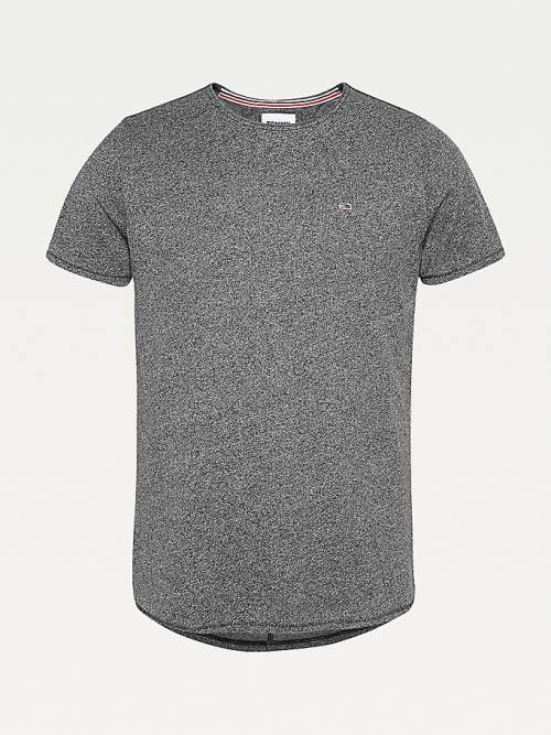 Tommy Hilfiger Classics Slim Fit T-shirts Heren Zwart | TH461ECN