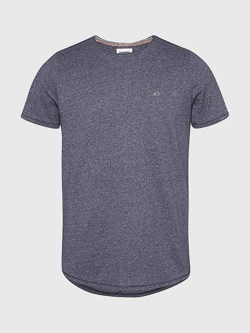 Tommy Hilfiger Classics Slim Fit T-shirts Heren Blauw | TH740GQP