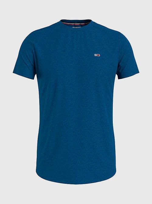 Tommy Hilfiger Classics Slim Fit T-shirts Heren Blauw | TH812IYV