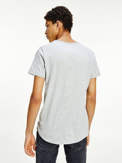 Tommy Hilfiger Classics Slim Fit T-shirts Heren Grijs | TH846RJN