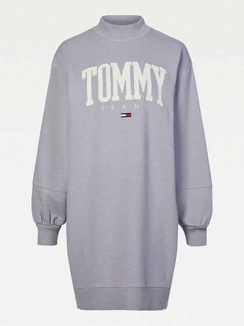 Tommy Hilfiger College Sweatshirt Jurken Dames Paars | TH620YVH