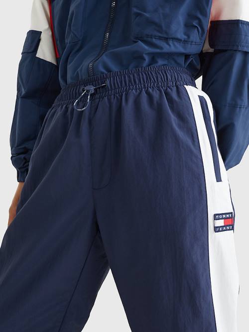 Tommy Hilfiger Colour-Blocked Archive Wind Broek Dames Blauw | TH137YJD