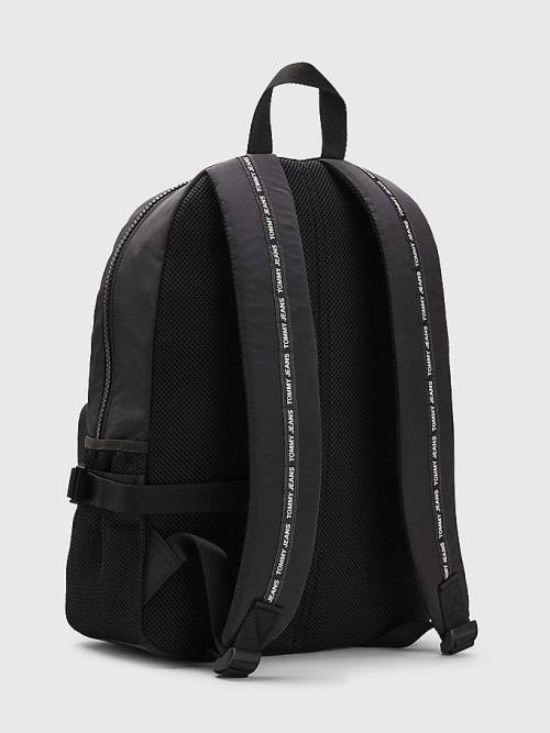 Tommy Hilfiger Colour-Blocked Backpack Tassen Heren Zwart | TH395VOK