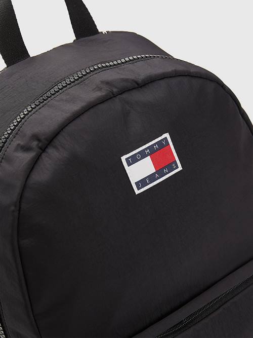 Tommy Hilfiger Colour-Blocked Backpack Tassen Heren Zwart | TH395VOK