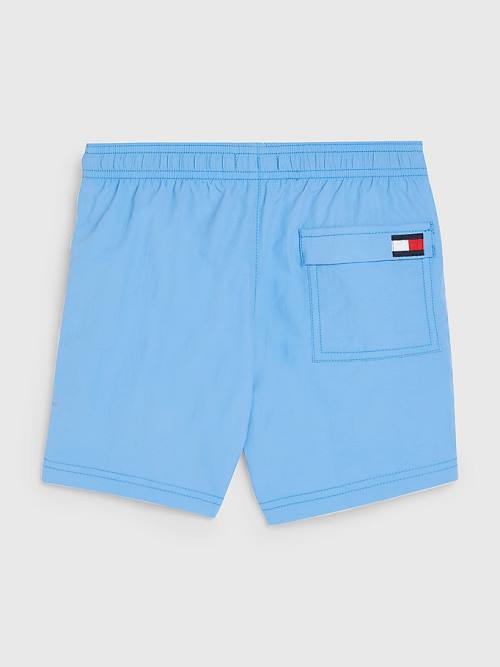 Tommy Hilfiger Colour-Blocked Mid Length Shorts Zwemkleding Jongens Blauw | TH018YRM