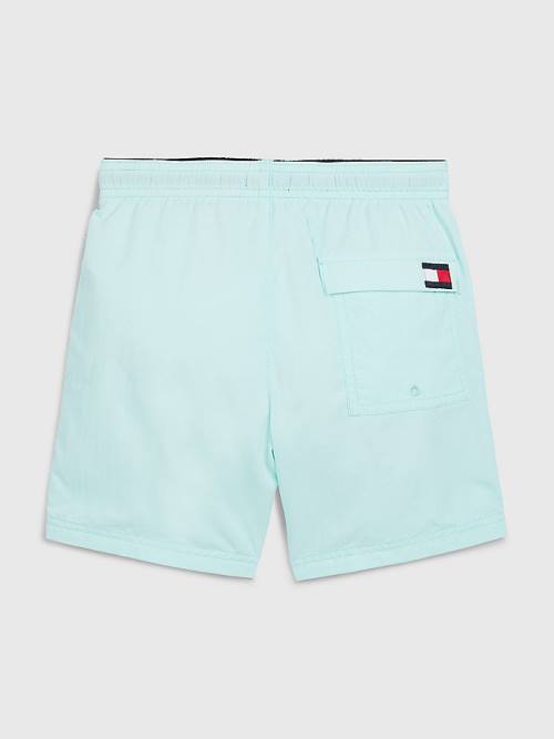 Tommy Hilfiger Colour-Blocked Mid Length Shorts Zwemkleding Jongens Blauw | TH145RYV