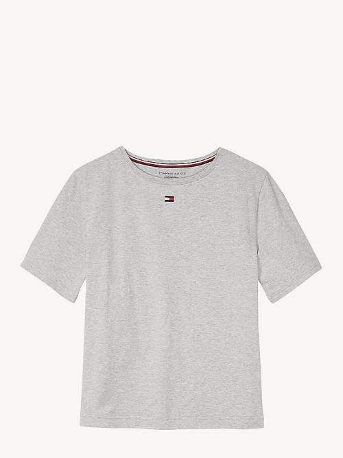 Tommy Hilfiger Colour-Blocked T-shirts Dames Grijs | TH980SZJ