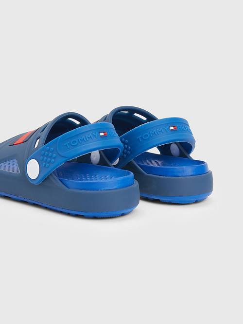 Tommy Hilfiger Comfy Flag Sandalen Jongens Blauw | TH718SWE