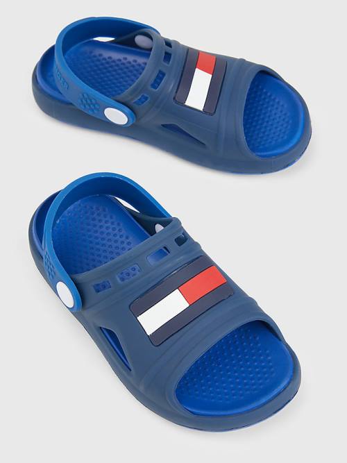 Tommy Hilfiger Comfy Flag Sandalen Jongens Blauw | TH718SWE