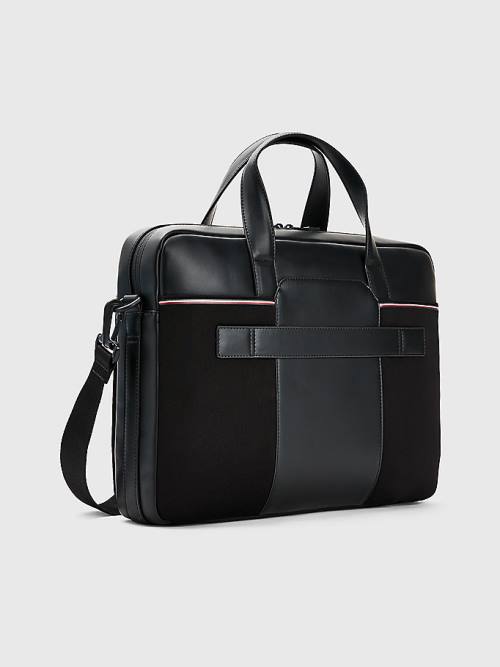 Tommy Hilfiger Commuter Small Computer Tassen Heren Zwart | TH361QYD