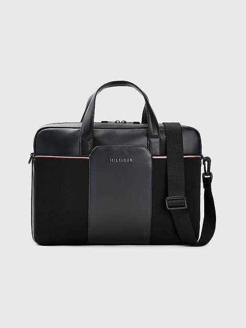 Tommy Hilfiger Commuter Small Computer Tassen Heren Zwart | TH361QYD