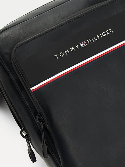 Tommy Hilfiger Commuter Small Reporter Tassen Heren Zwart | TH592YMD