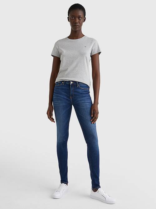 Tommy Hilfiger Como Heritage Skinny Fit Faded Jeans Dames Denim | TH825WRU