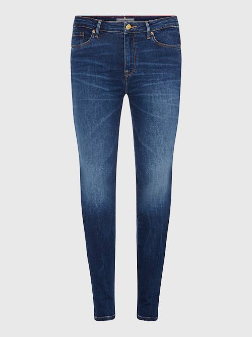 Tommy Hilfiger Como Heritage Skinny Fit Faded Jeans Dames Denim | TH825WRU