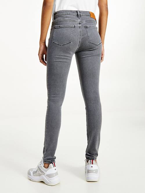 Tommy Hilfiger Como Mid Rise Skinny Jeans Dames Denim | TH536HCV