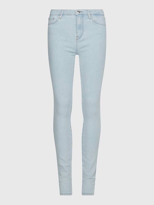 Tommy Hilfiger Como Mid Rise Skinny Jeans Dames Denim | TH745CXM