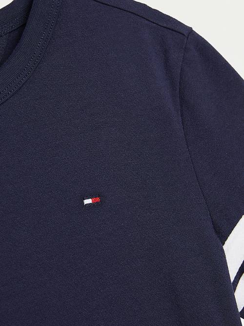 Tommy Hilfiger Contrast Sleeve T-shirts Jongens Blauw | TH145VLT