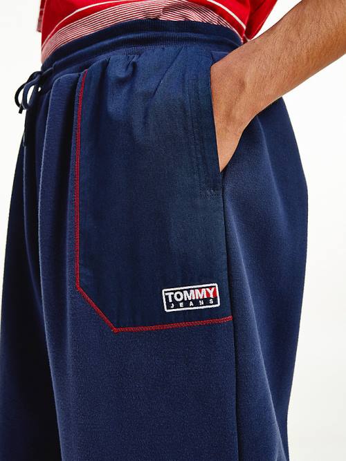 Tommy Hilfiger Contrast Stitch Pocket Joggers Broek Heren Blauw | TH407RAK