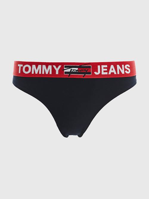 Tommy Hilfiger Contrast Waistband Briefs Ondergoed Dames Blauw | TH047UGW