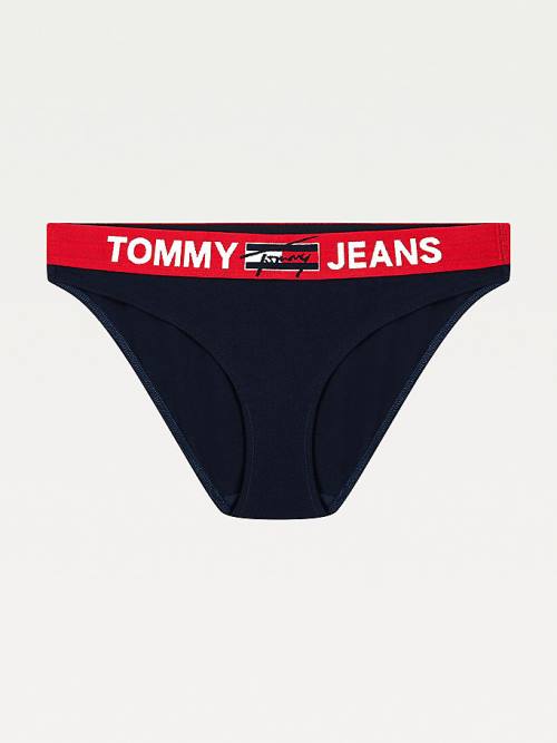 Tommy Hilfiger Contrast Waistband Briefs Ondergoed Dames Blauw | TH047UGW