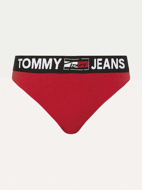 Tommy Hilfiger Contrast Waistband Briefs Ondergoed Dames Rood | TH421WZI