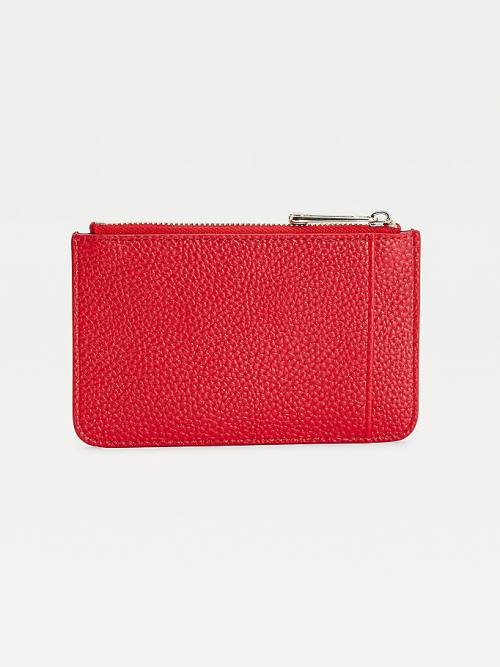 Tommy Hilfiger Credit Card Holder Portefeuille Dames Rood | TH075GOF