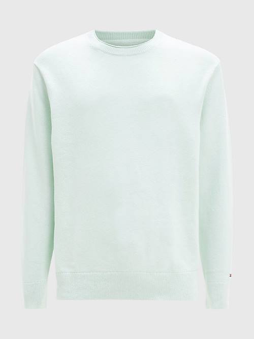 Tommy Hilfiger Crew Neck Jumper Truien Heren Groen | TH132TKW