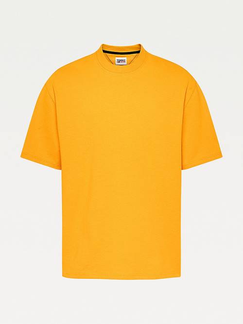 Tommy Hilfiger Crew Neck T-shirts Heren Geel | TH360VWO