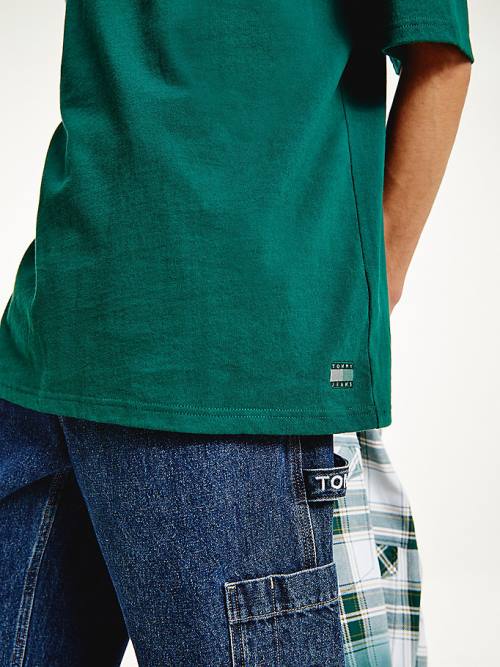 Tommy Hilfiger Crew Neck T-shirts Heren Groen | TH940YPS