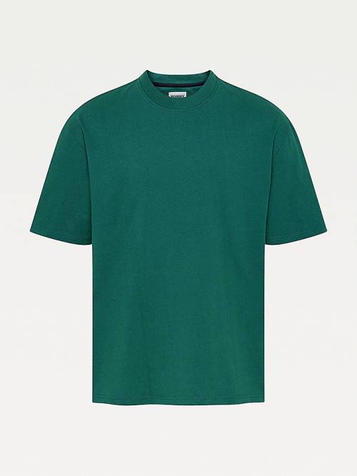 Tommy Hilfiger Crew Neck T-shirts Heren Groen | TH940YPS