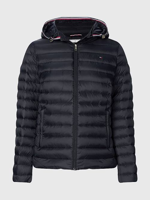 Tommy Hilfiger Curve Essential Removable Hood Down Jassen Dames Zwart | TH683HDW