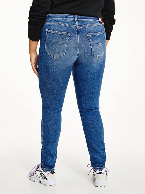 Tommy Hilfiger Curve Melany Ultra High Rise Super Skinny Jeans Dames Denim | TH708ZHR