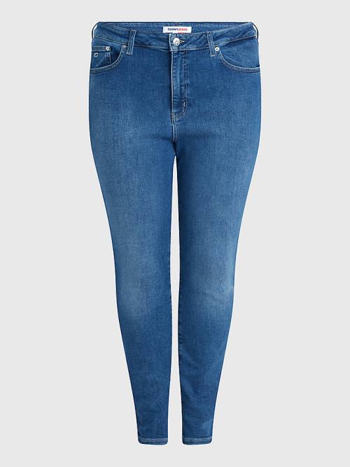 Tommy Hilfiger Curve Melany Ultra High Rise Super Skinny Jeans Dames Denim | TH708ZHR