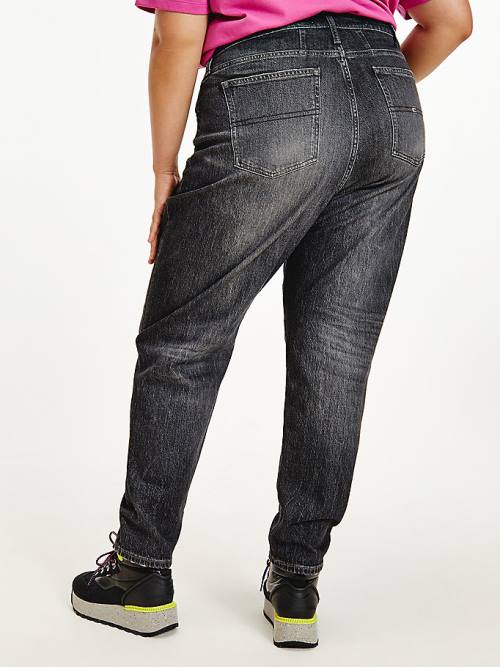 Tommy Hilfiger Curve Mom Ultra High Rise Tapered Jeans Dames Denim | TH320ATX