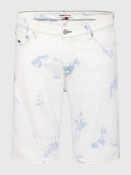 Tommy Hilfiger Dad Tie-Dye Denim Korte Broek Heren Denim | TH957KPF