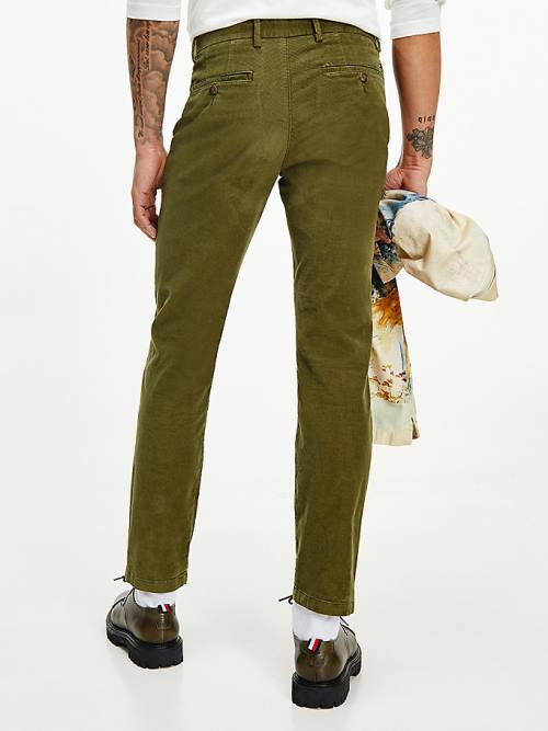 Tommy Hilfiger Denton Straight Corduroy Chinos Broek Heren Bruin | TH049PKJ