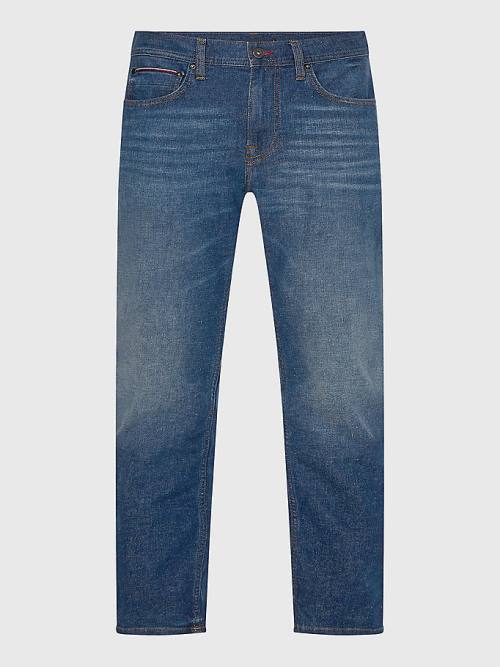 Tommy Hilfiger Denton Straight Faded Jeans Heren Denim | TH280PYJ