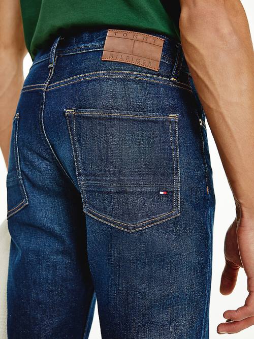 Tommy Hilfiger Denton Straight Faded Jeans Heren Denim | TH518YWR