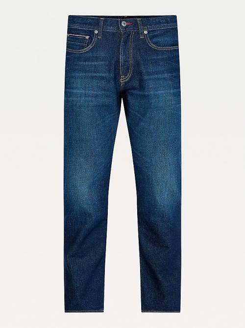 Tommy Hilfiger Denton Straight Faded Jeans Heren Denim | TH518YWR