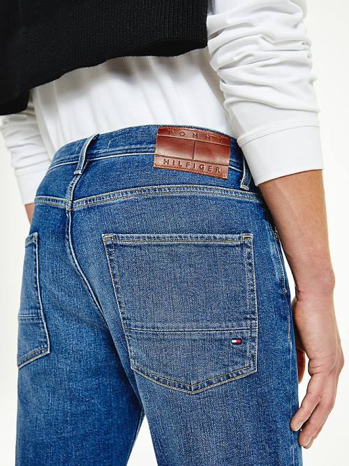 Tommy Hilfiger Denton Straight Faded Jeans Heren Denim | TH625HVO